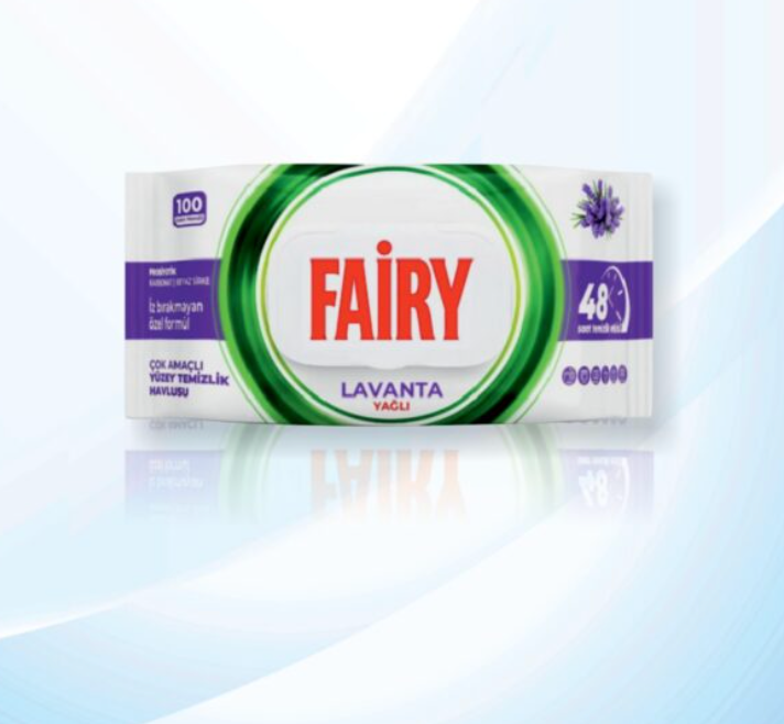 Fairy Multi-Purpose Surface Cleaning Wipes – Lavender Scent – 100 Wipes